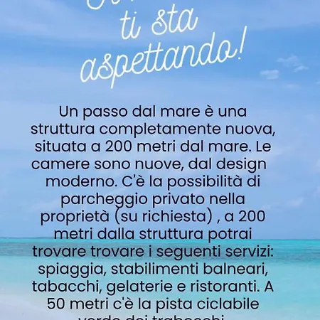 לינה וארוחת בוקר Un Passo Dal Mare Marina